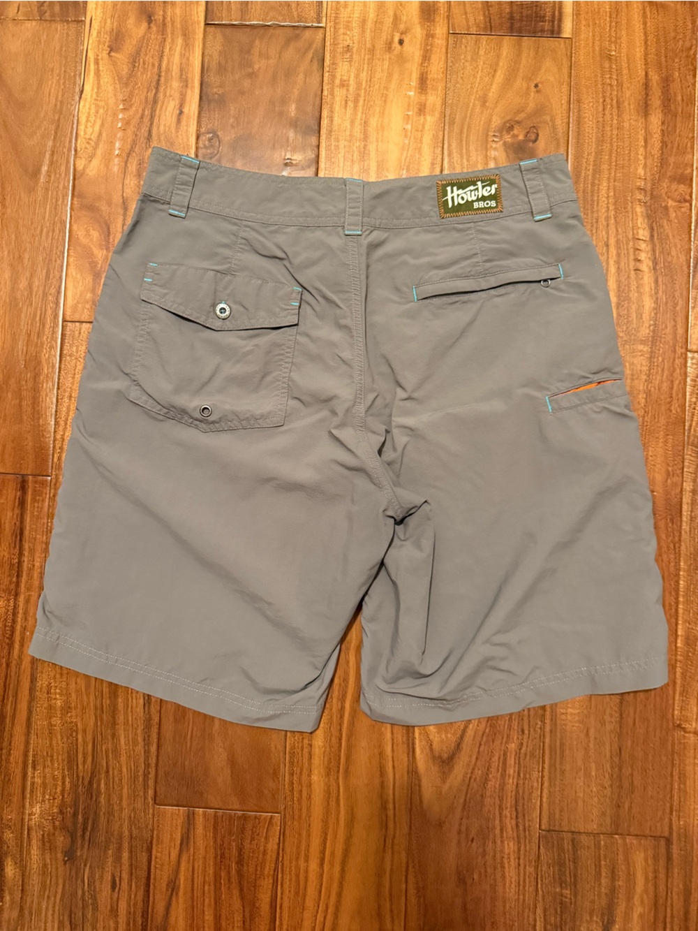 Howler Brothers Gray Men's Horizon Hybrid Shorts sz 32